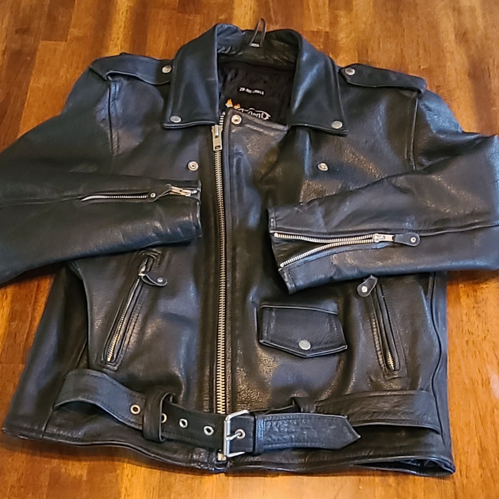 Motorcycle leather jacket